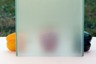 U型玻璃花紋——噴砂