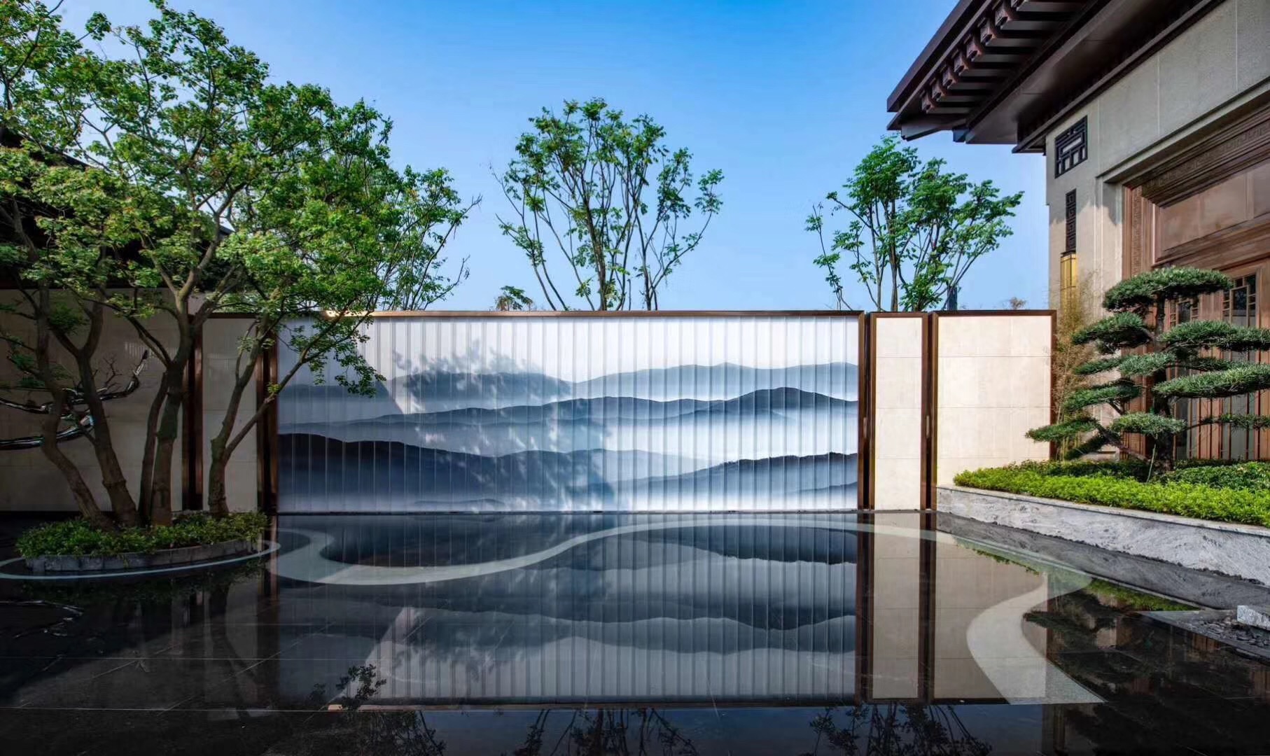 湖南長(zhǎng)沙碧桂園翹楚棠U型玻璃